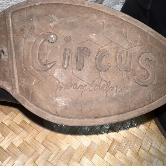 Sam Edelman Circus women’s Hazel Black Booties Size 8.5 Preowned - Picture 9 of 10